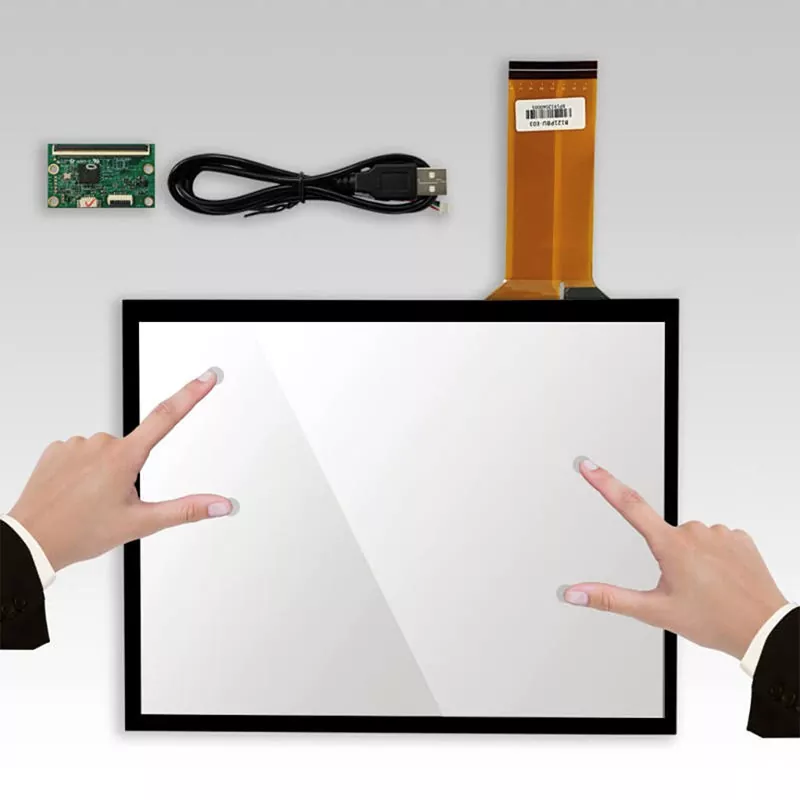 12.1 इन्च USB ईन्टरफेस बहु-टच स्क्रिन