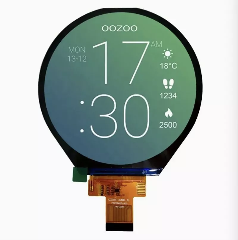 4.4 इन्च 800x800 राउन्ड आईपीएस टेफ्ट मोड्युल
